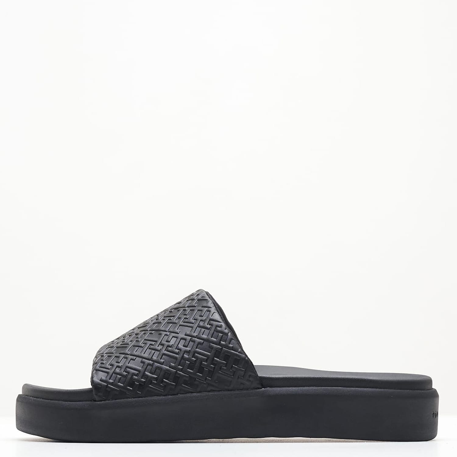 Γυναικείες Σαγιονάρες & Πέδιλα Platform.Pool Μαύρο ECOleather Tommy Hilfiger Σαγιονάρες & Πέδιλα Tommy Hilfiger Platform.Pool-Black