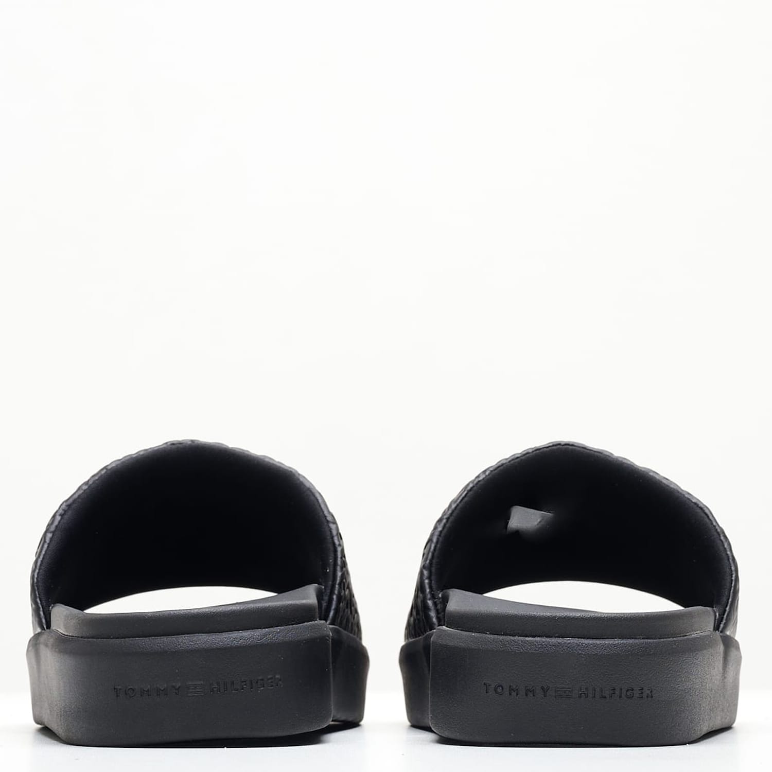 Γυναικείες Σαγιονάρες & Πέδιλα Platform.Pool Μαύρο ECOleather Tommy Hilfiger Σαγιονάρες & Πέδιλα Tommy Hilfiger Platform.Pool-Black