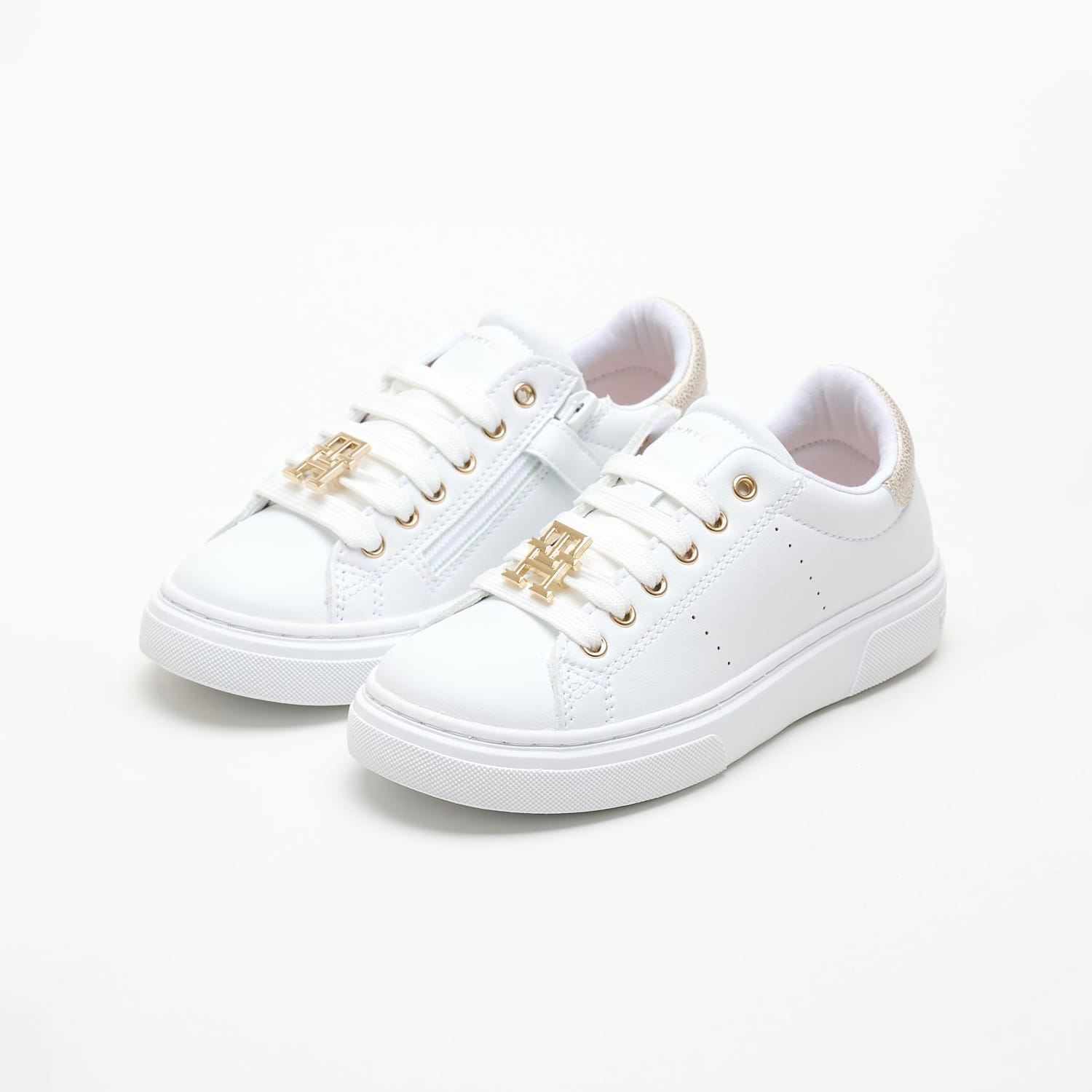 Παιδικά Παπούτσια Casual Platinum.Cut Άσπρο ECOleather Tommy Hilfiger Παιδικά Παπούτσια Casual Platinum.Cut Άσπρο ECOleather Tommy Hilfiger