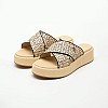 Women Platforms Low Rafia.Flatform Beige ECOleather Tommy Hilfiger Women Platforms Low Rafia.Flatform Beige ECOleather Tommy Hilfiger