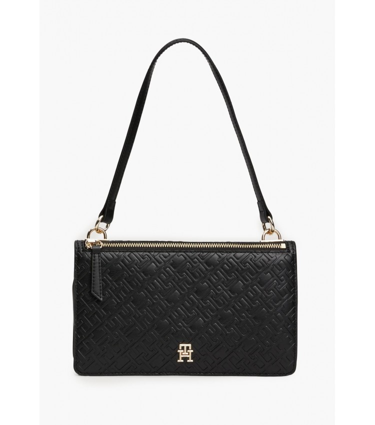 Women Bags Refined.Sh Black ECOleather Tommy Hilfiger