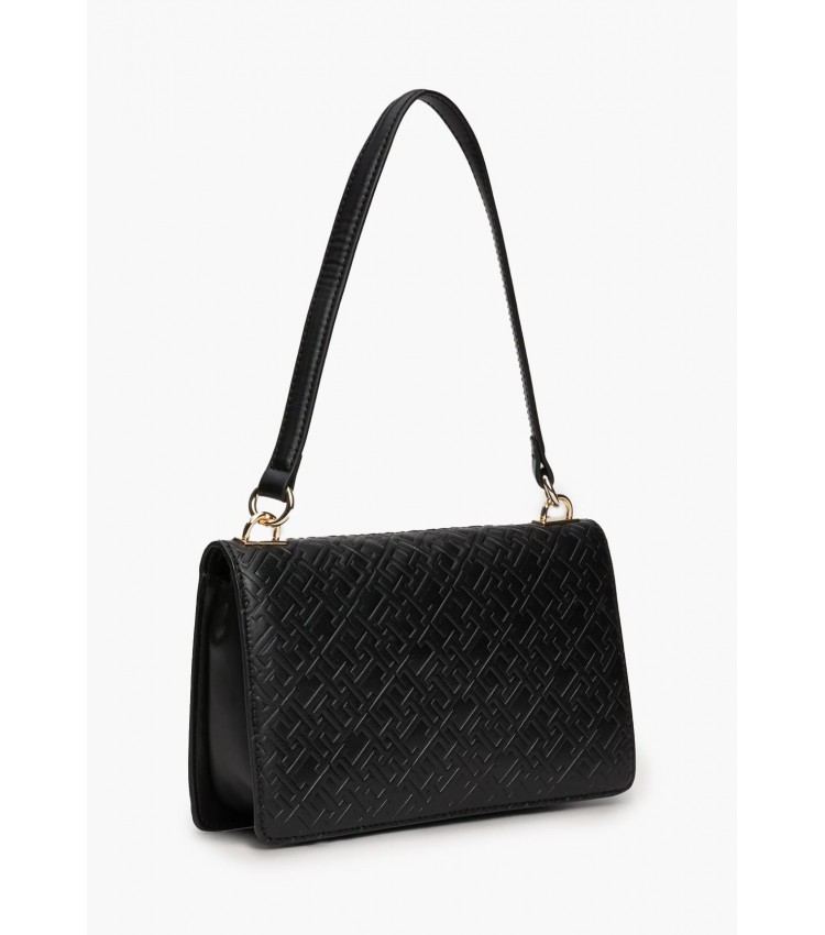 Women Bags Refined.Sh Black ECOleather Tommy Hilfiger