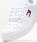 Men Casual Shoes Retro.Ess White Leather Tommy Hilfiger