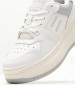 Women Casual Shoes Retro.Patent White Leather Tommy Hilfiger