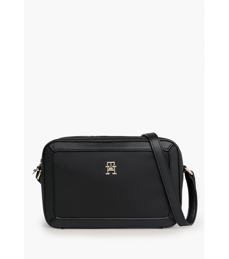 Women Bags S.Crossover Black Fabric Tommy Hilfiger
