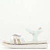 Παιδικές Σαγιονάρες & Πέδιλα Sandal.Vel Άσπρο ECOleather Tommy Hilfiger Σαγιονάρες & Πέδιλα Tommy Hilfiger Sandal.Vel-White