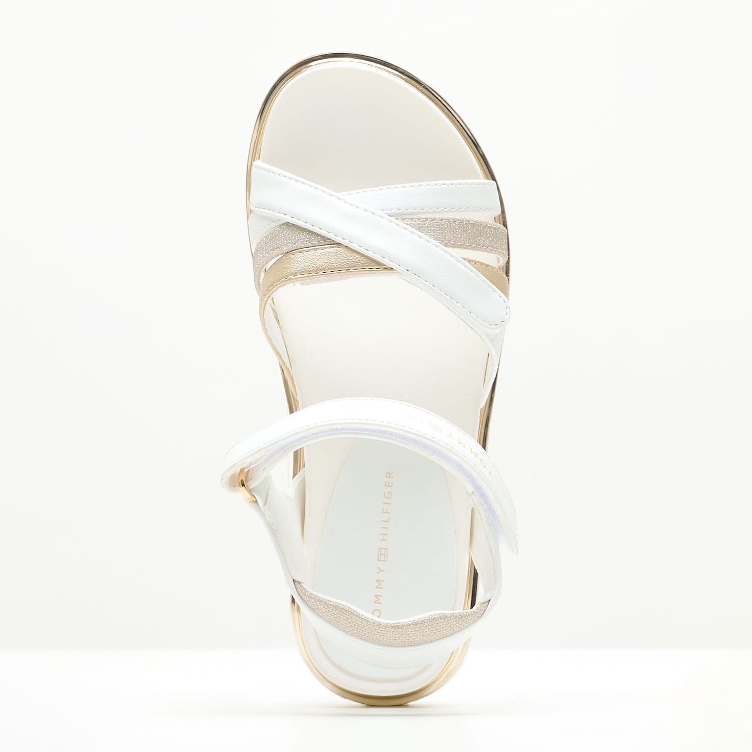 Παιδικές Σαγιονάρες & Πέδιλα Sandal.Vel Άσπρο ECOleather Tommy Hilfiger Σαγιονάρες & Πέδιλα Tommy Hilfiger Sandal.Vel-White
