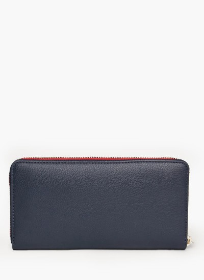 Men Wallets Central.Th Black Leather Tommy Hilfiger