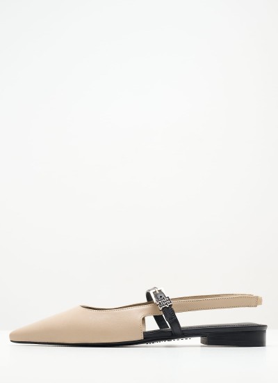 Γυναικεία Flats Gizeh.BS Ανθρακί Δέρμα Birkenstock