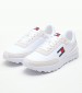 Ανδρικά Παπούτσια Casual Technical.Runner2 Άσπρο Ύφασμα Tommy Hilfiger