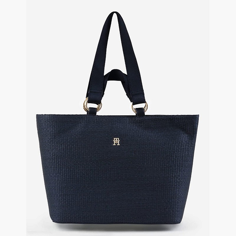 Γυναικείες Τσάντες Th.City Μπλε Ψάθα Tommy Hilfiger