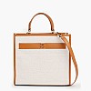 Γυναικείες Τσάντες Th.Logo.Satchel Μπεζ Ύφασμα Tommy Hilfiger Γυναικείες Τσάντες Th.Logo.Satchel Μπεζ Ύφασμα Tommy Hilfiger