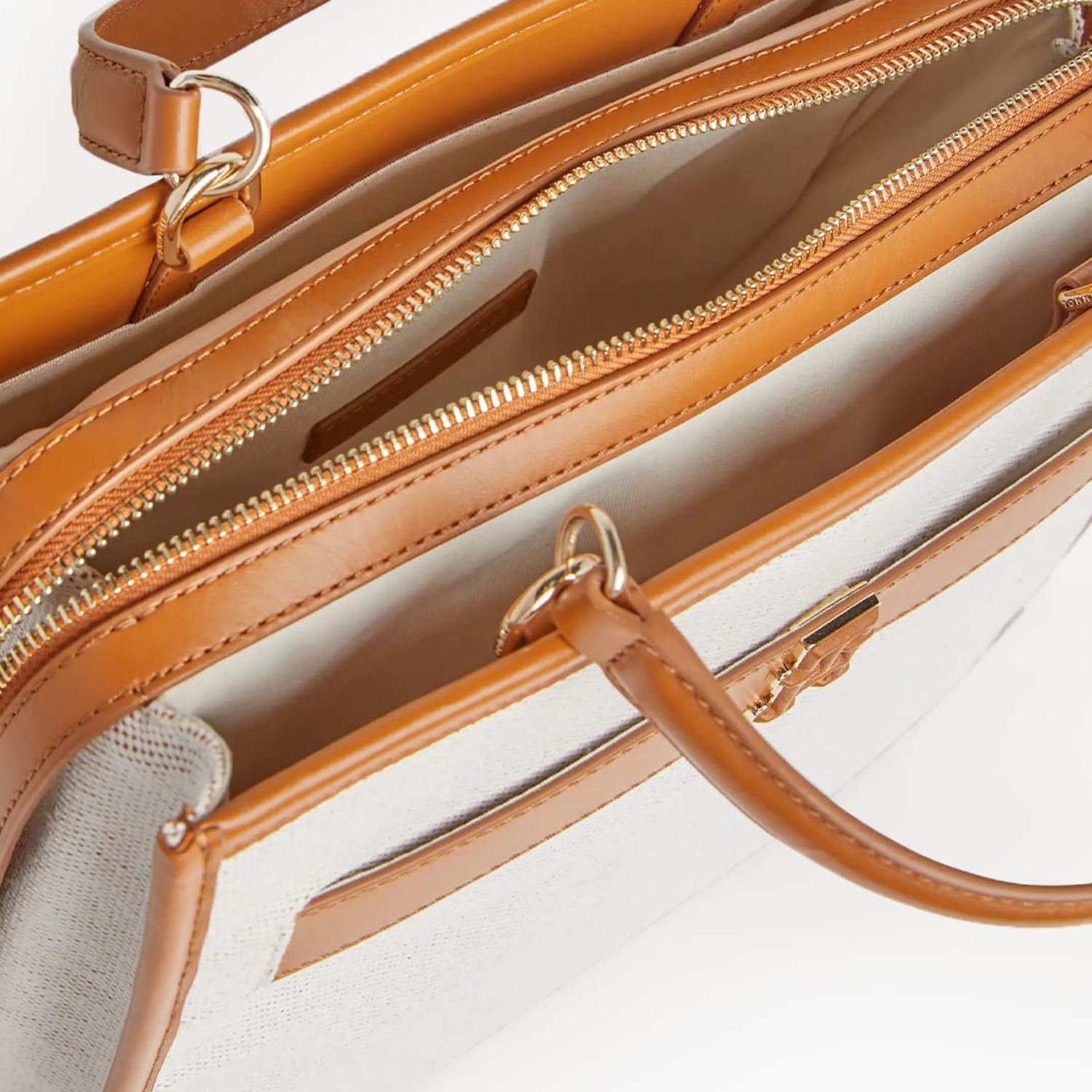 Γυναικείες Τσάντες Th.Logo.Satchel Μπεζ Ύφασμα Tommy Hilfiger Γυναικείες Τσάντες Th.Logo.Satchel Μπεζ Ύφασμα Tommy Hilfiger