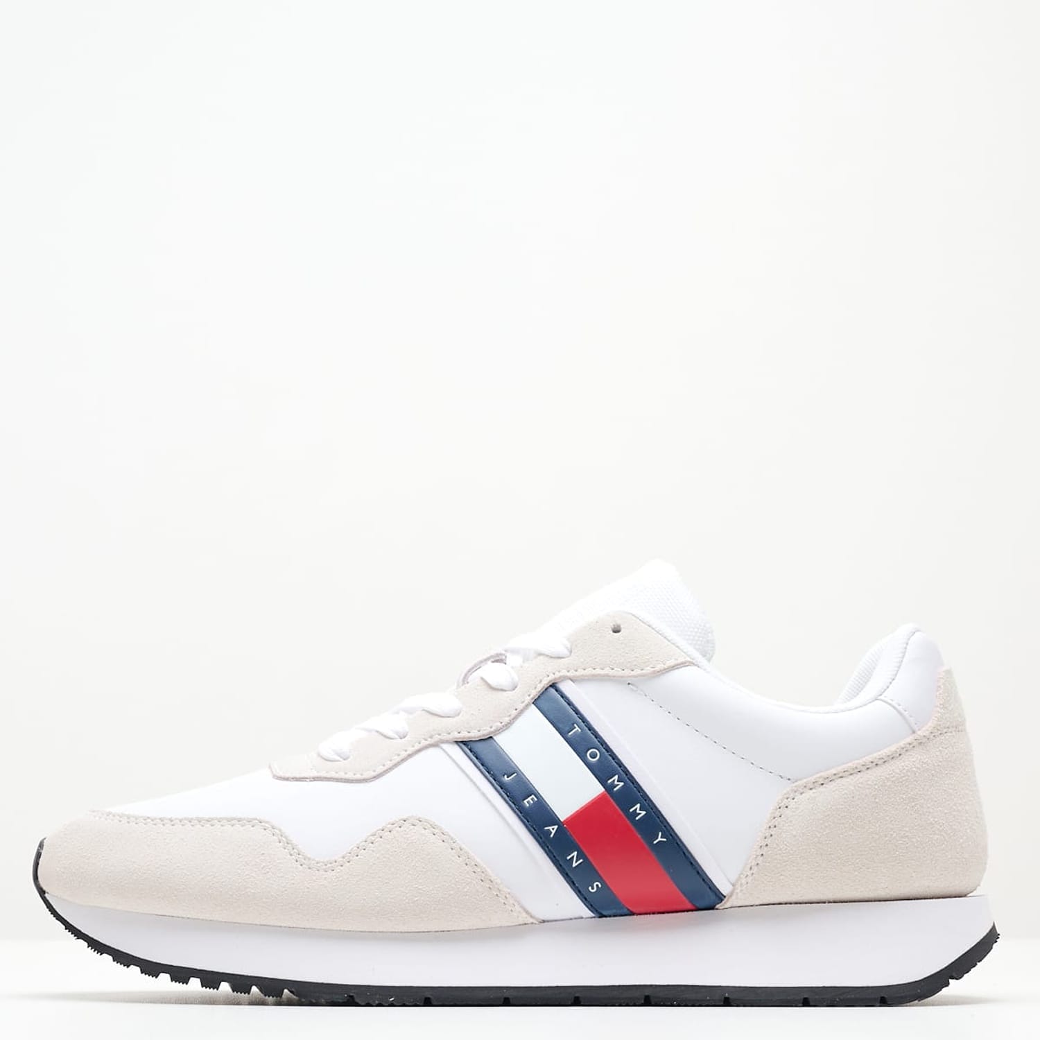 Ανδρικά Παπούτσια Casual Tjm.Modern Άσπρο Δέρμα Καστόρι Tommy Hilfiger