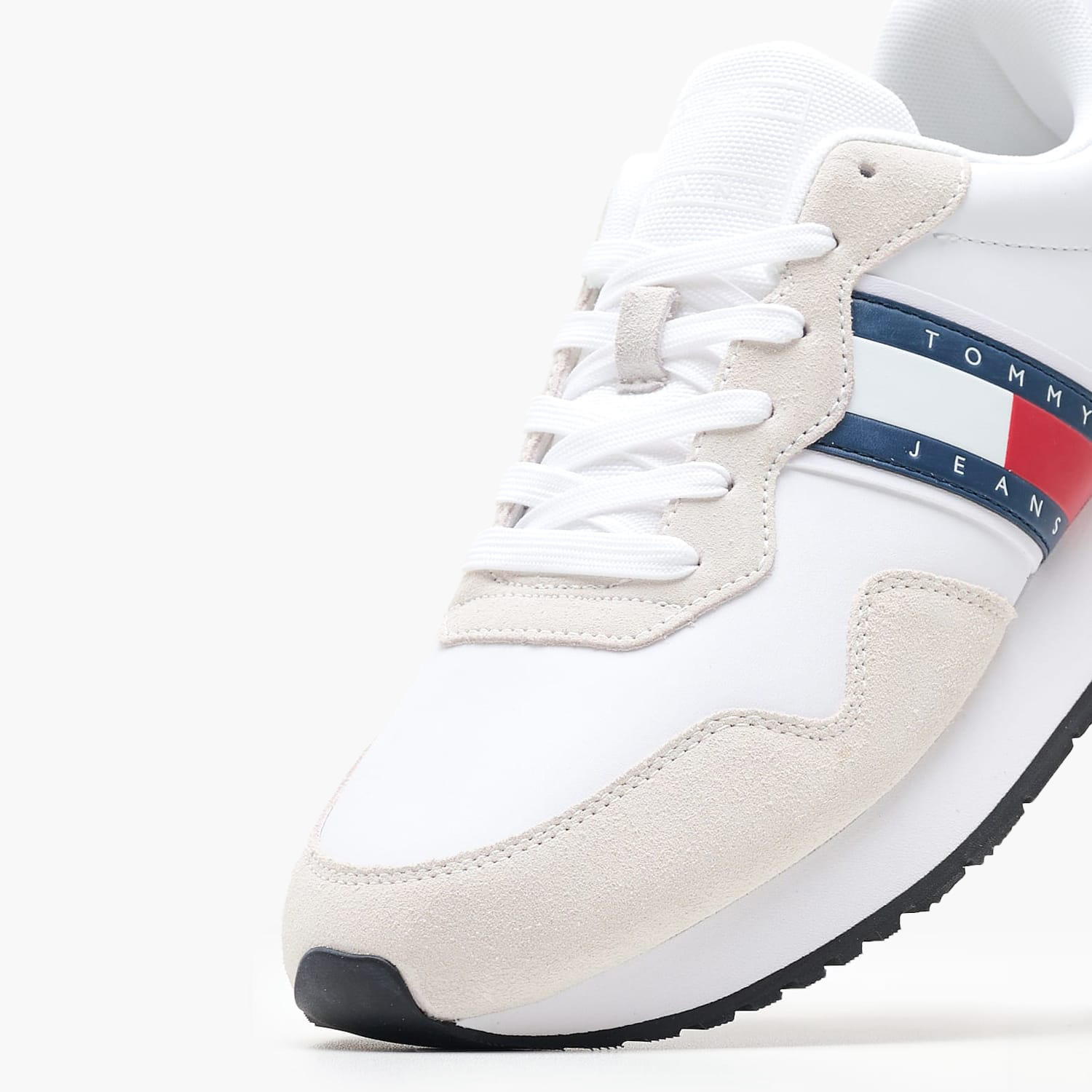 Ανδρικά Παπούτσια Casual Tjm.Modern Άσπρο Δέρμα Καστόρι Tommy Hilfiger