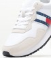 Ανδρικά Παπούτσια Casual Tjm.Modern Άσπρο Δέρμα Καστόρι Tommy Hilfiger