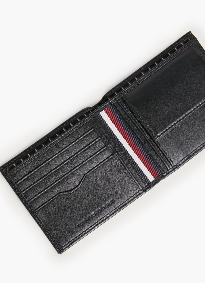 Men Wallets from the Tommy Hilfiger brand Tommy.Cc Black Leather