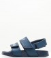 Kids Flip Flops & Sandals Velcro.Sandal Blue ECOleather Tommy Hilfiger