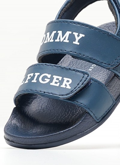 Kids Flip Flops & Sandals Flumek Blue ECOleather Mood