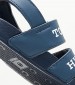 Kids Flip Flops & Sandals Velcro.Sandal Blue ECOleather Tommy Hilfiger