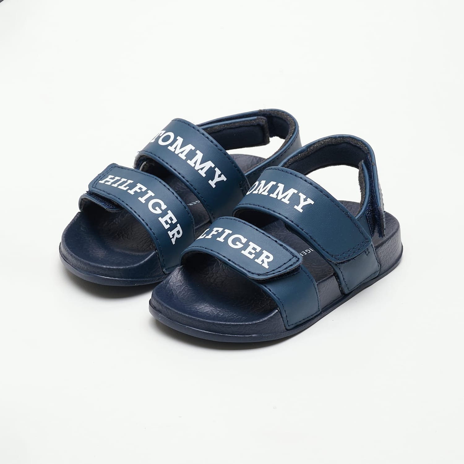 Παιδικές Σαγιονάρες & Πέδιλα Velcro.Sandal Μπλε ECOleather Tommy Hilfiger