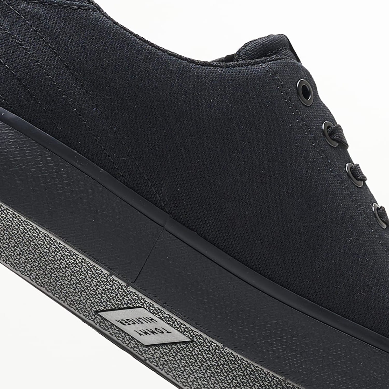 Ανδρικά Παπούτσια Casual Vulc.Canvas Μαύρο Ύφασμα Tommy Hilfiger Ανδρικά Παπούτσια Casual Vulc.Canvas Μαύρο Ύφασμα Tommy Hilfiger