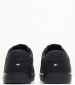 Men Casual Shoes Vulc.Canvas Black Fabric Tommy Hilfiger