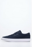 Ανδρικά Παπούτσια Casual Vulc.Canvas Σκούρο Μπλε Ύφασμα Tommy Hilfiger