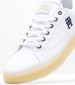 Men Casual Shoes Vulc.Street White Fabric Tommy Hilfiger
