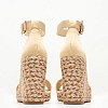 Γυναικείες Πλατφόρμες Ψηλές Wedge.Satin Μπεζ Ύφασμα Tommy Hilfiger Γυναικείες Πλατφόρμες Ψηλές Wedge.Satin Μπεζ Ύφασμα Tommy Hilfiger