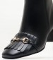 Women Boots 2353.55402 Black Leather Mortoglou