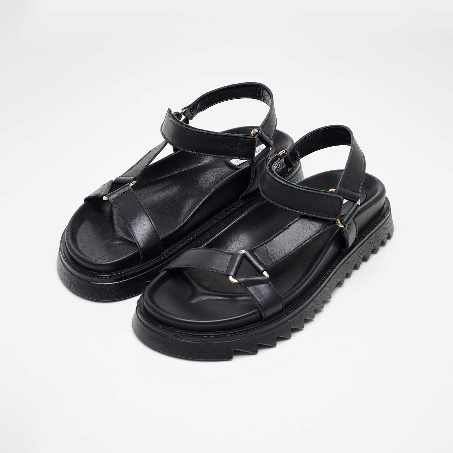 Women Flats 2439.00520K Black Leather Mortoglou Women Flats 2439.00520K Black Leather Mortoglou