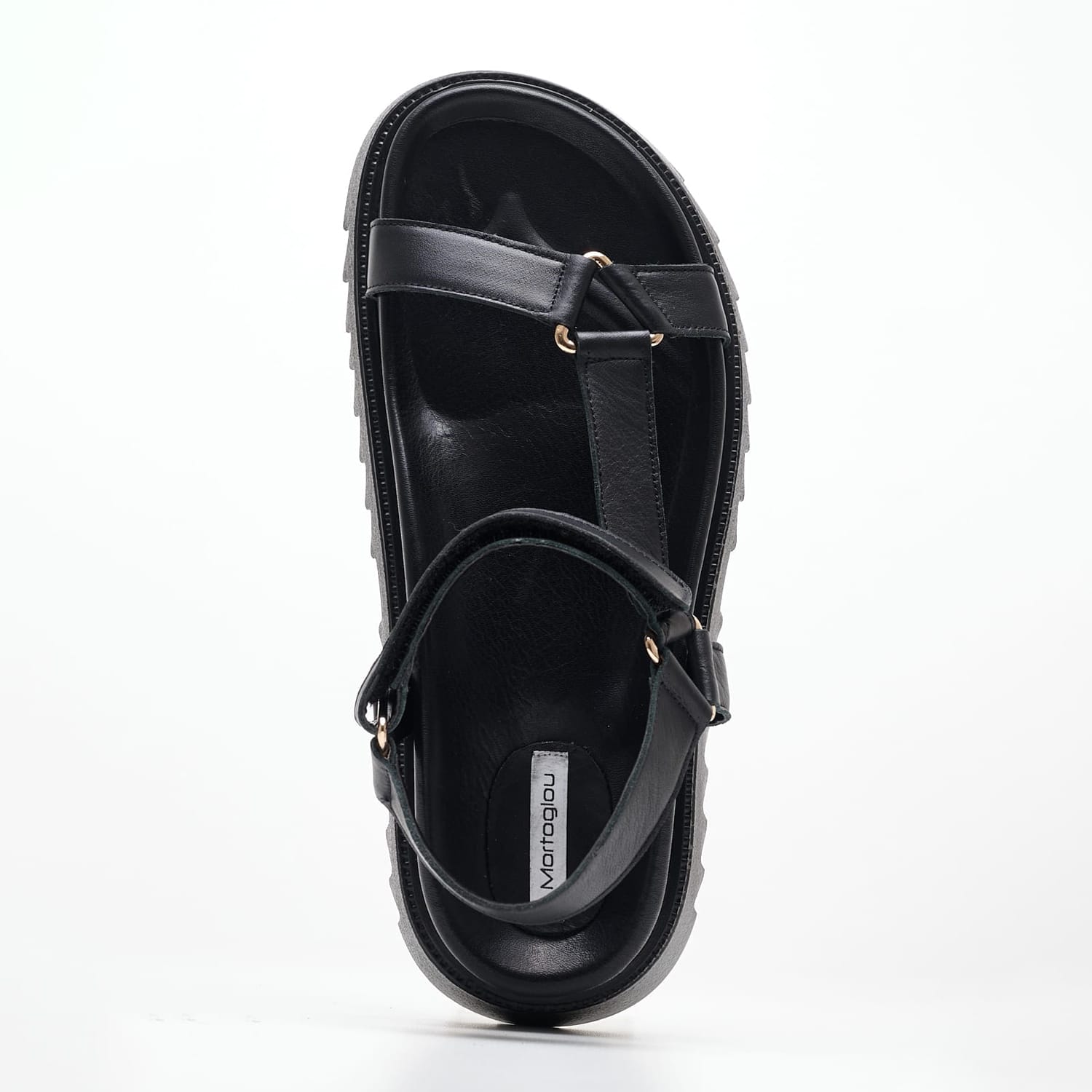Women Flats 2439.00520K Black Leather Mortoglou Women Flats 2439.00520K Black Leather Mortoglou