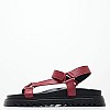 Women Flats 2439.00520K Red Leather Mortoglou Women Flats 2439.00520K Red Leather Mortoglou