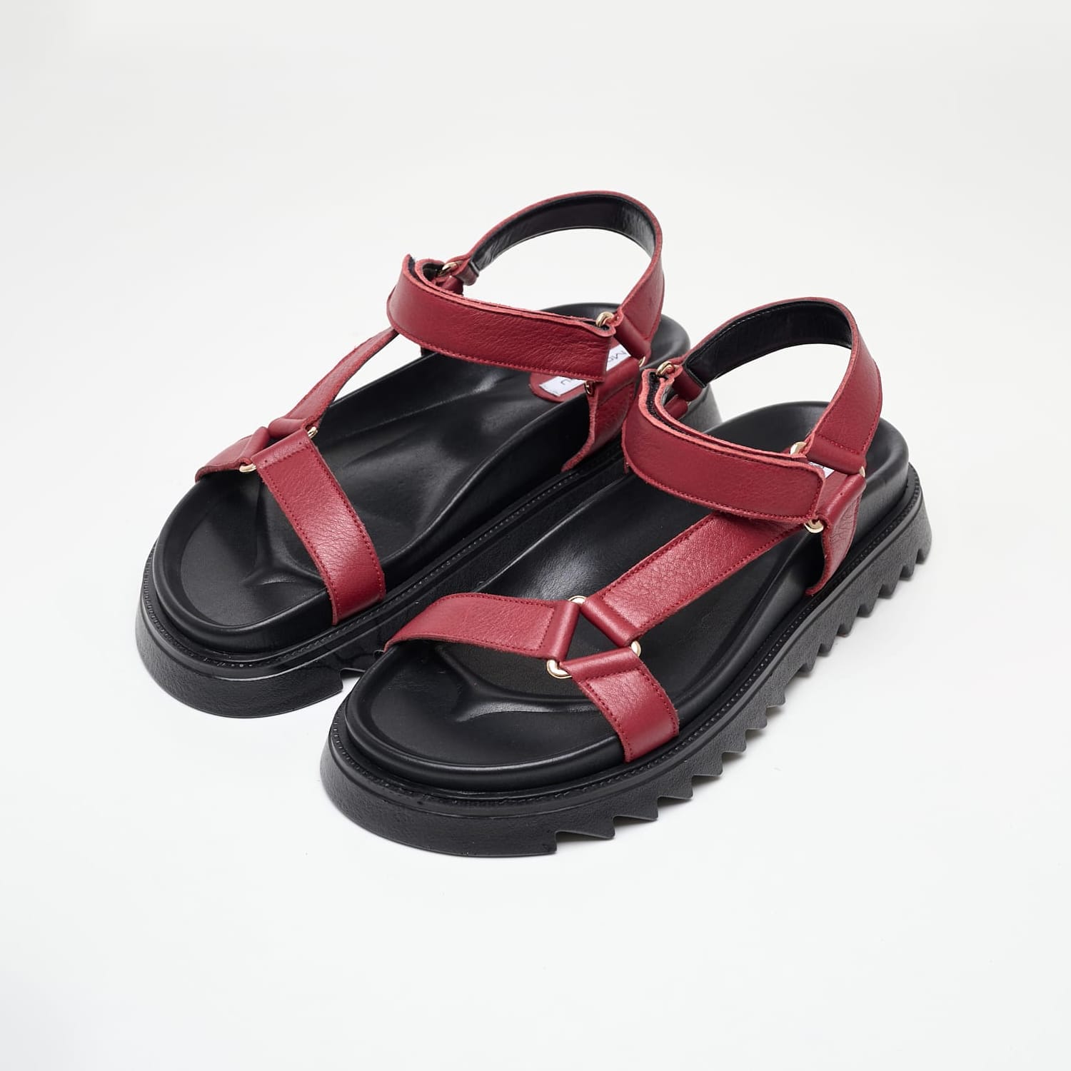 Women Flats 2439.00520K Red Leather Mortoglou Women Flats 2439.00520K Red Leather Mortoglou