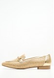 Women Moccasins 2440.10459 Gold Mat Mortoglou