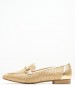 Women Moccasins 2440.10459 Gold Mat Mortoglou