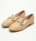 Women Moccasins 2440.10459 Gold Mat Mortoglou