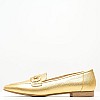Women Moccasins 2440.10463 Gold Leather Mortoglou Women Moccasins 2440.10463 Gold Leather Mortoglou