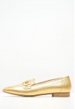 Women Moccasins 2440.10463 Gold Leather Mortoglou