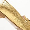 Women Moccasins 2440.10463 Gold Leather Mortoglou Women Moccasins 2440.10463 Gold Leather Mortoglou