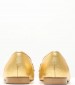 Women Moccasins 2440.10463 Gold Leather Mortoglou