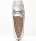 Women Moccasins 2440.10463 Silver Leather Mortoglou