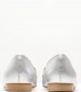 Women Moccasins 2440.10463 Silver Leather Mortoglou