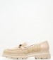 Women Moccasins 2440.20020 Beige Mat Mortoglou