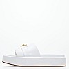 Women Platforms Low 2442.00701 White Leather Mortoglou Women Platforms Low 2442.00701 White Leather Mortoglou
