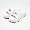 Women Platforms Low 2442.00701 White Leather Mortoglou Women Platforms Low 2442.00701 White Leather Mortoglou