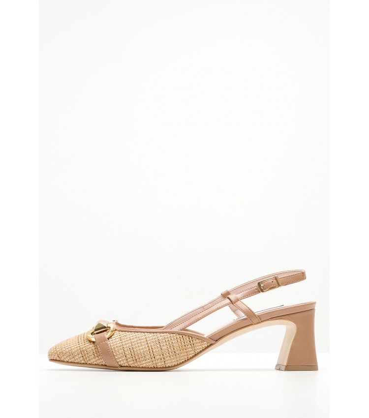 Women Pumps & Peeptoes Low 2445.52008A Beige Mat Mortoglou