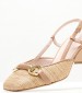 Women Pumps & Peeptoes Low 2445.52008A Beige Mat Mortoglou