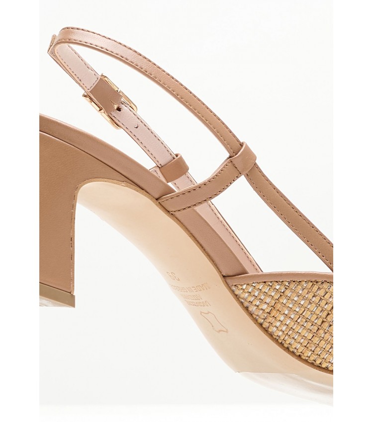 Women Pumps & Peeptoes Low 2445.52008A Beige Mat Mortoglou